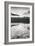 Waterfowl Lake Panel III BW with Color-Alan Majchrowicz-Framed Art Print