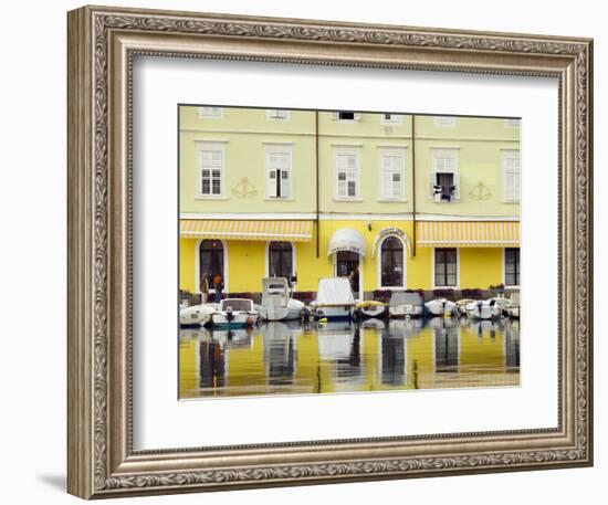 Waterfront at Cres, Cres Island, Croatia-Russell Young-Framed Photographic Print