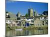 Waterfront at Fowey, Cornwall, England, UK-Julia Bayne-Mounted Photographic Print