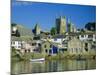 Waterfront at Fowey, Cornwall, England, UK-Julia Bayne-Mounted Photographic Print