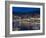 Waterfront at Night, Monte Carlo, Principality of Monaco, Cote d'Azur, Mediterranean, Europe-Sergio Pitamitz-Framed Photographic Print