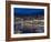 Waterfront at Night, Monte Carlo, Principality of Monaco, Cote d'Azur, Mediterranean, Europe-Sergio Pitamitz-Framed Photographic Print