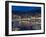 Waterfront at Night, Monte Carlo, Principality of Monaco, Cote d'Azur, Mediterranean, Europe-Sergio Pitamitz-Framed Photographic Print