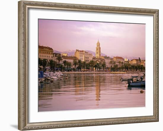 Waterfront at Split, Croatia-Alan Copson-Framed Photographic Print