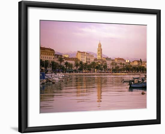 Waterfront at Split, Croatia-Alan Copson-Framed Photographic Print