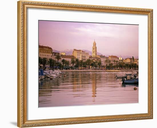 Waterfront at Split, Croatia-Alan Copson-Framed Photographic Print