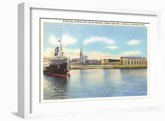 Waterfront, Cleveland, Ohio-null-Framed Art Print