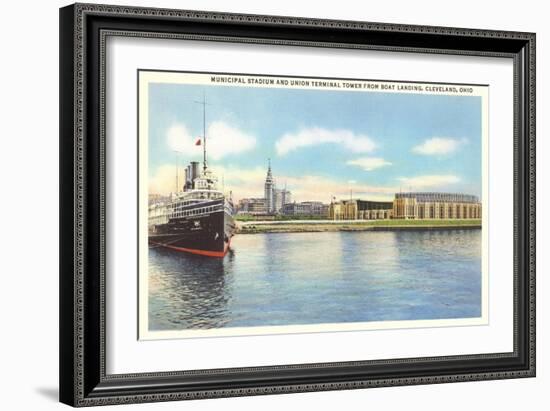 Waterfront, Cleveland, Ohio-null-Framed Art Print