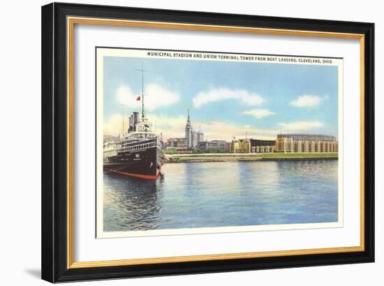 Waterfront, Cleveland, Ohio-null-Framed Art Print