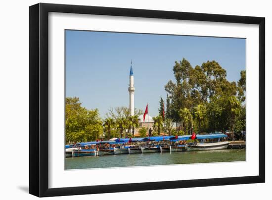 Waterfront, Dalyan, Mugla Province, Anatolia, Turkey, Asia Minor, Eurasia-Matthew Williams-Ellis-Framed Photographic Print