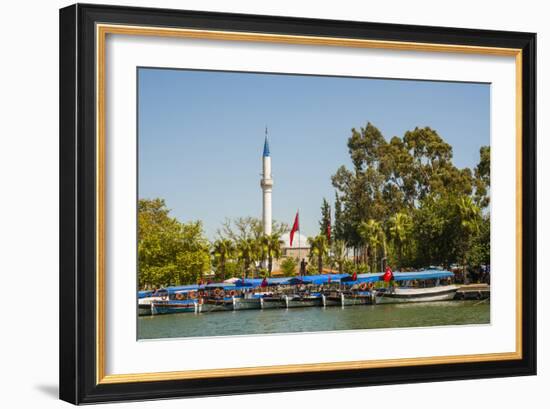 Waterfront, Dalyan, Mugla Province, Anatolia, Turkey, Asia Minor, Eurasia-Matthew Williams-Ellis-Framed Photographic Print