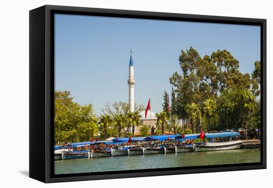 Waterfront, Dalyan, Mugla Province, Anatolia, Turkey, Asia Minor, Eurasia-Matthew Williams-Ellis-Framed Premier Image Canvas