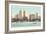 Waterfront, Detroit, Michigan-null-Framed Art Print