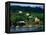 Waterfront Houses, Inarajan, Guam-John Elk III-Framed Premier Image Canvas