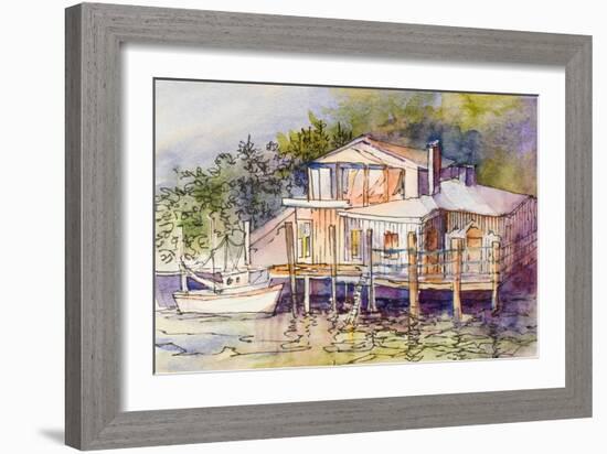 Waterfront I-Jane Slivka-Framed Art Print