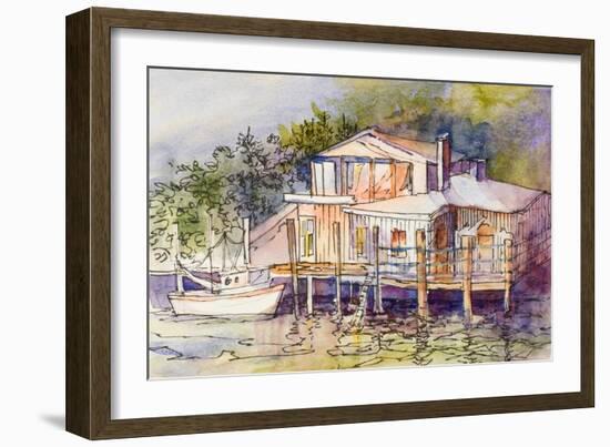 Waterfront I-Jane Slivka-Framed Art Print