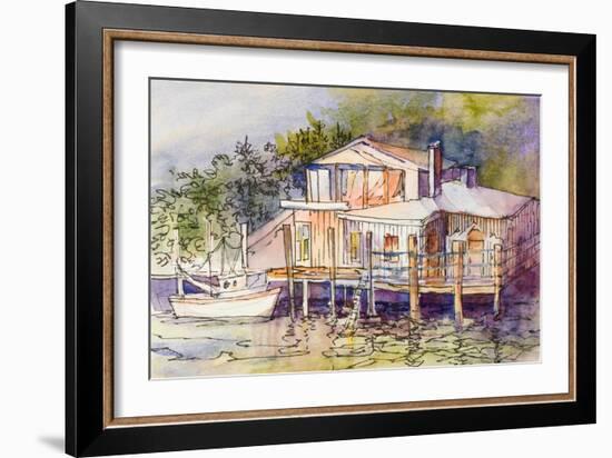 Waterfront I-Jane Slivka-Framed Art Print