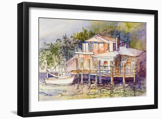 Waterfront I-Jane Slivka-Framed Art Print