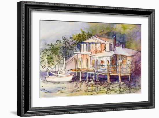 Waterfront I-Jane Slivka-Framed Art Print