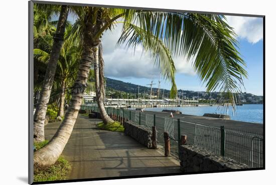 Waterfront of Papeete, Tahiti, Society Islands, French Polynesia, Pacific-Michael Runkel-Mounted Photographic Print
