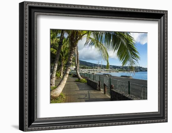 Waterfront of Papeete, Tahiti, Society Islands, French Polynesia, Pacific-Michael Runkel-Framed Photographic Print