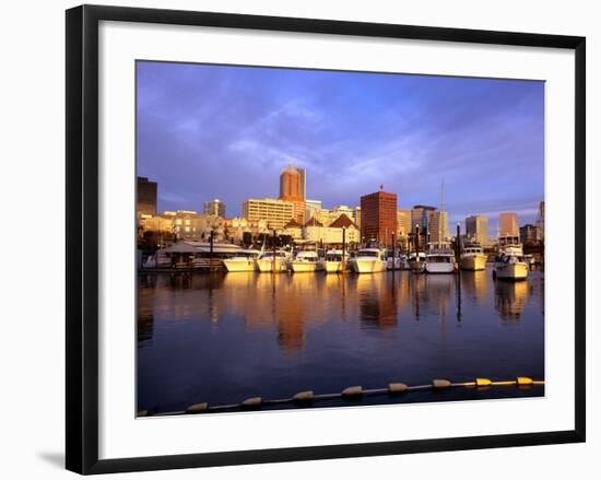 Waterfront of the Willamette River, Portland, Oregon, USA-Janis Miglavs-Framed Photographic Print