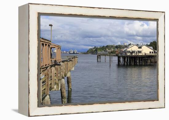 Waterfront Restaurant in Tacoma, Washington State, United States of America, North America-Richard Cummins-Framed Premier Image Canvas