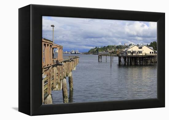 Waterfront Restaurant in Tacoma, Washington State, United States of America, North America-Richard Cummins-Framed Premier Image Canvas