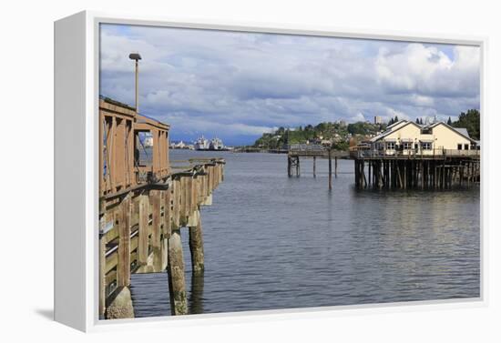 Waterfront Restaurant in Tacoma, Washington State, United States of America, North America-Richard Cummins-Framed Premier Image Canvas