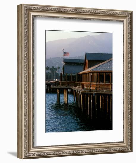 Waterfront Restaurant, Stern's Wharf, Santa Barbara, California-Savanah Stewart-Framed Photographic Print