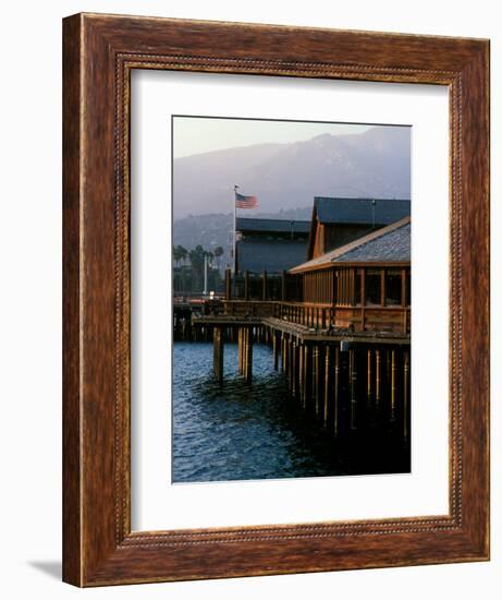 Waterfront Restaurant, Stern's Wharf, Santa Barbara, California-Savanah Stewart-Framed Photographic Print