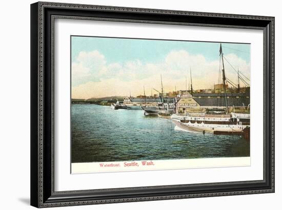 Waterfront, Seattle, Washington-null-Framed Art Print