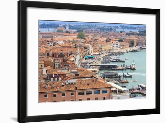 Waterfront Seen from the Top of the Campanile. Venice. Italy-Tom Norring-Framed Photographic Print