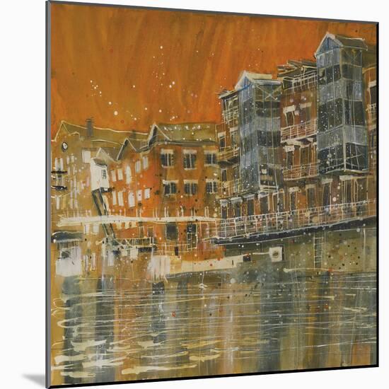 Waterfront, The Call, Leeds-Susan Brown-Mounted Giclee Print