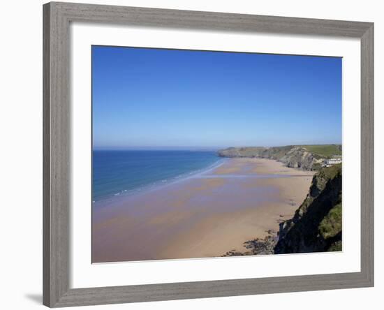 Watergate Bay, Newquay, Cornwall, England, United Kingdom, Europe-Jeremy Lightfoot-Framed Photographic Print