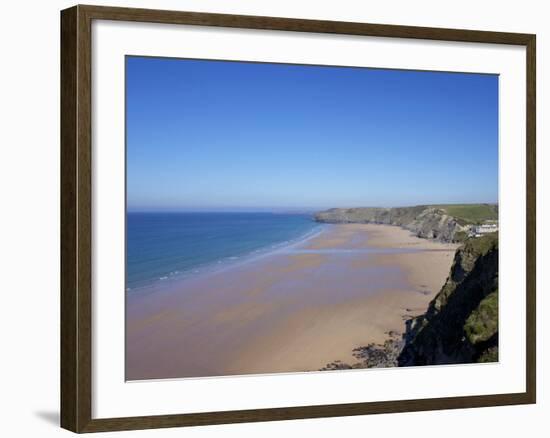 Watergate Bay, Newquay, Cornwall, England, United Kingdom, Europe-Jeremy Lightfoot-Framed Photographic Print