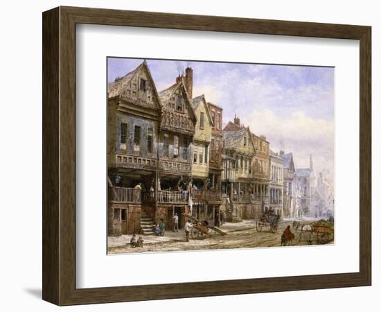 Watergate Street, Chester, Looking West-Louise J. Rayner-Framed Giclee Print