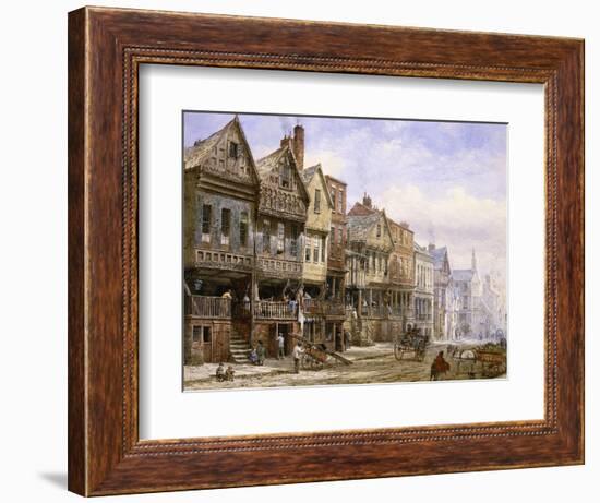 Watergate Street, Chester, Looking West-Louise J. Rayner-Framed Giclee Print