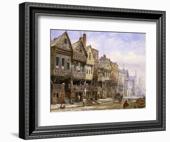 Watergate Street, Chester, Looking West-Louise J. Rayner-Framed Giclee Print