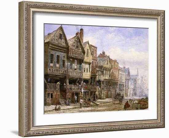 Watergate Street, Chester, Looking West-Louise J. Rayner-Framed Giclee Print