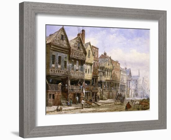 Watergate Street, Chester, Looking West-Louise J. Rayner-Framed Giclee Print