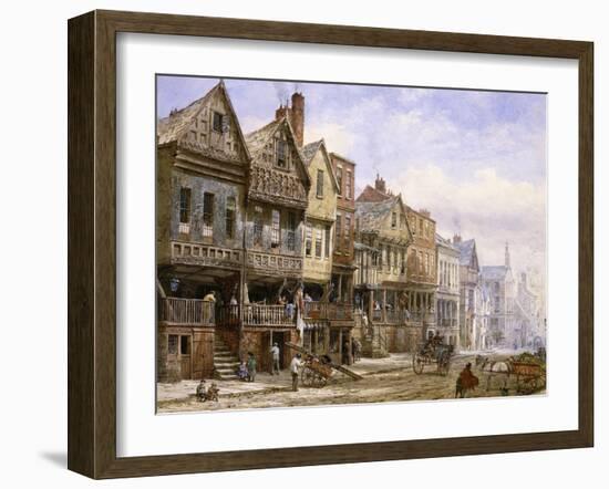 Watergate Street, Chester, Looking West-Louise J. Rayner-Framed Giclee Print