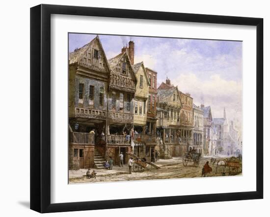 Watergate Street, Chester, Looking West-Louise J. Rayner-Framed Giclee Print