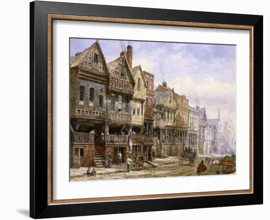 Watergate Street, Chester, Looking West-Louise J. Rayner-Framed Giclee Print