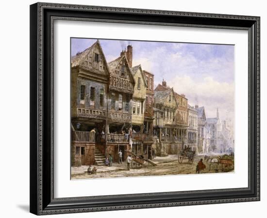 Watergate Street, Chester, Looking West-Louise J. Rayner-Framed Giclee Print