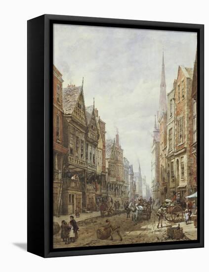 Watergate Street, Chester-Louise J. Rayner-Framed Premier Image Canvas