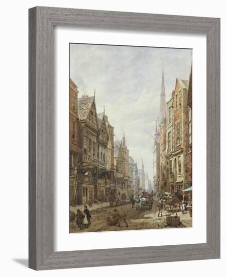 Watergate Street, Chester-Louise J. Rayner-Framed Giclee Print