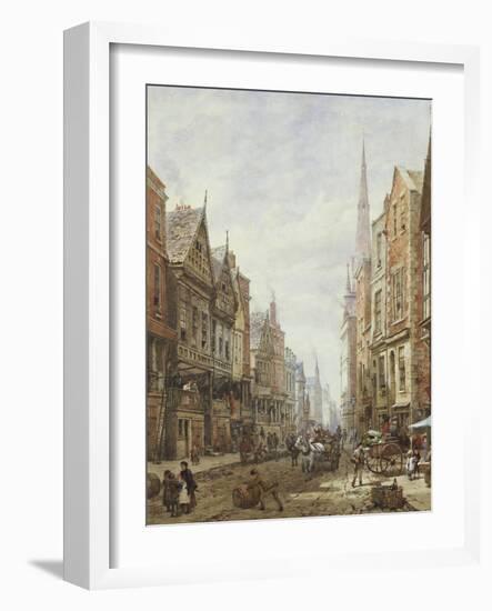 Watergate Street, Chester-Louise J. Rayner-Framed Giclee Print