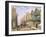 Watergate Street, Looking Towards Eastgate, Chester, c.1870-Louise J. Rayner-Framed Giclee Print