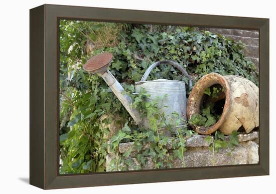 Watering Can And Broken Pot-Tony Craddock-Framed Premier Image Canvas